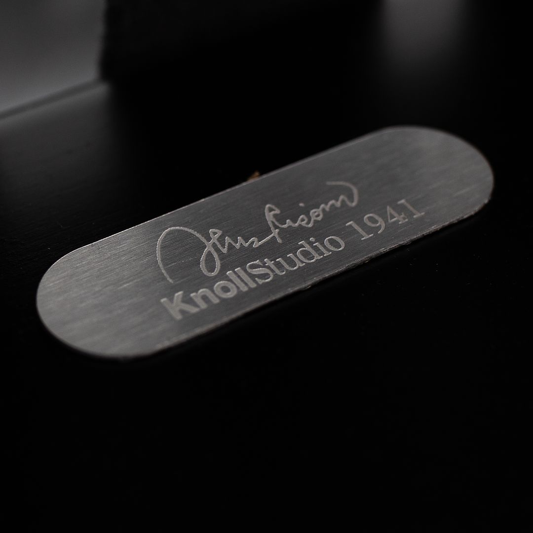 2021 Risom Side Chair, 666C-WB by Jens Risom for Knoll Maple, Cotton Webbing, Plastic, Metal