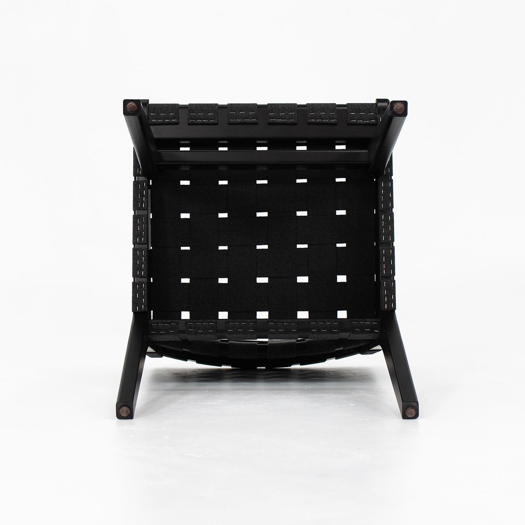 2021 Risom Side Chair, 666C-WB by Jens Risom for Knoll Maple, Cotton Webbing, Plastic, Metal