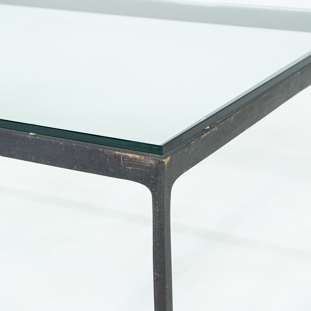 1970s Rectangular Coffee Table, Model TA.35.60.72 by Nicos Zographos for Zographos Designs in Patinated Bronze