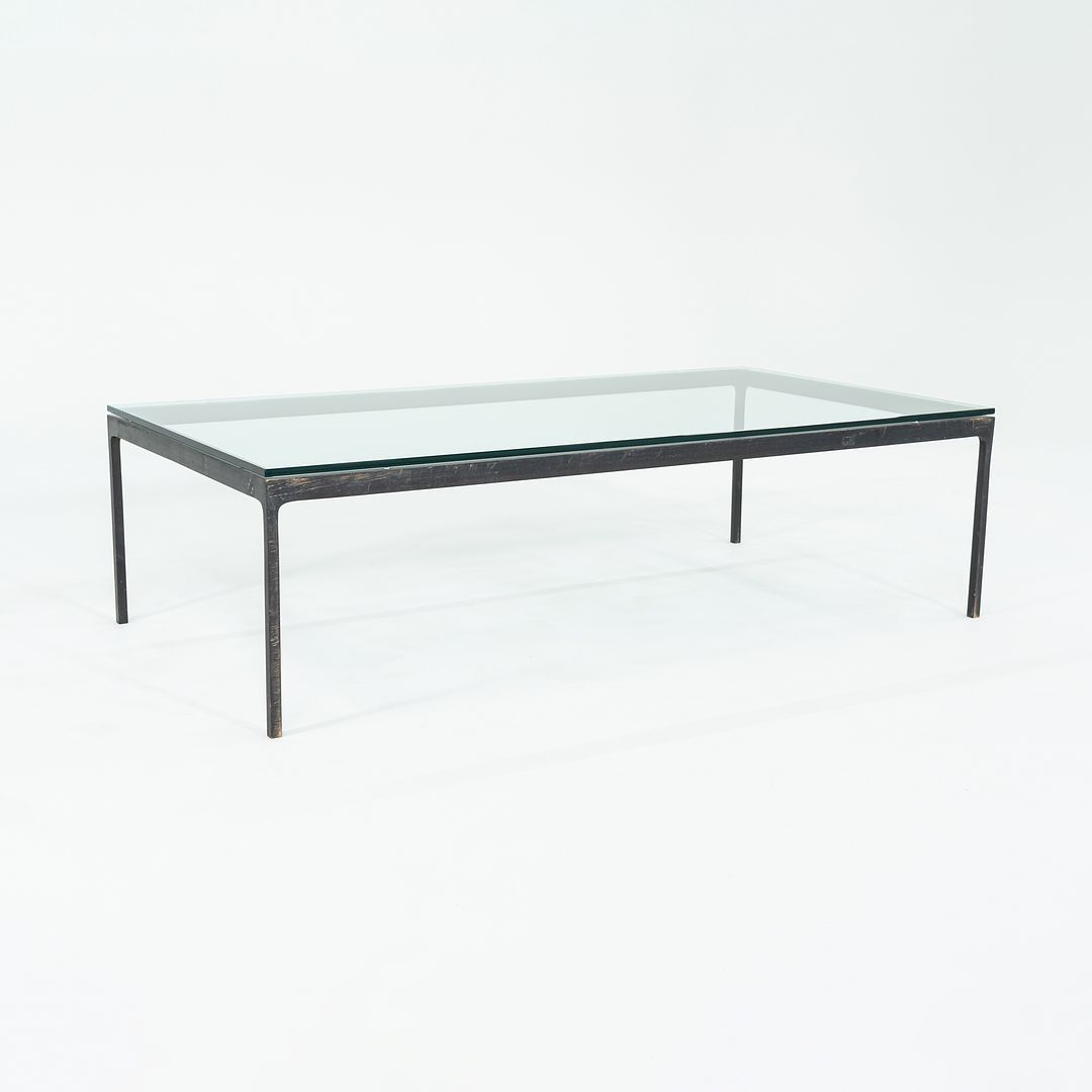 1970s Rectangular Coffee Table, Model TA.35.60.72 by Nicos Zographos for Zographos Designs in Patinated Bronze
