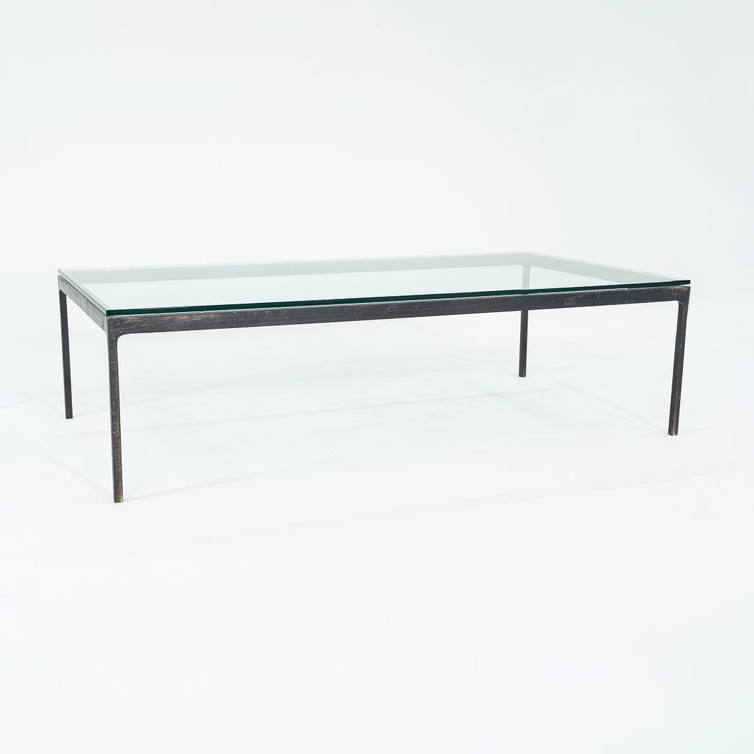 1970s Rectangular Coffee Table, Model TA.35.60.72 by Nicos Zographos for Zographos Designs in Patinated Bronze