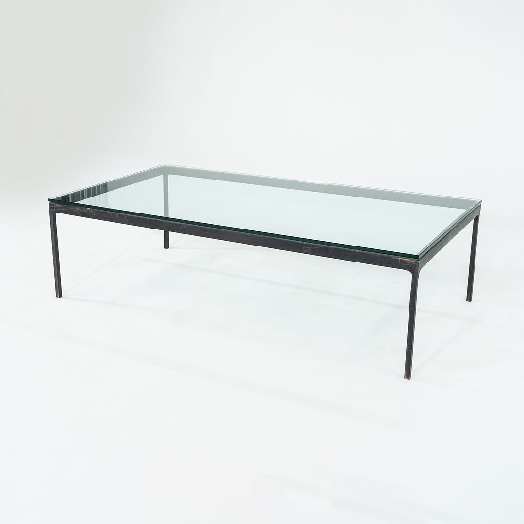 1970s Rectangular Coffee Table, Model TA.35.60.72 by Nicos Zographos for Zographos Designs in Patinated Bronze
