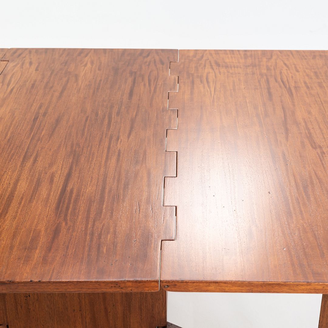 C. 1954 George Nelson Herman Miller Gate Leg Dining Table in Mahogany Model 4656