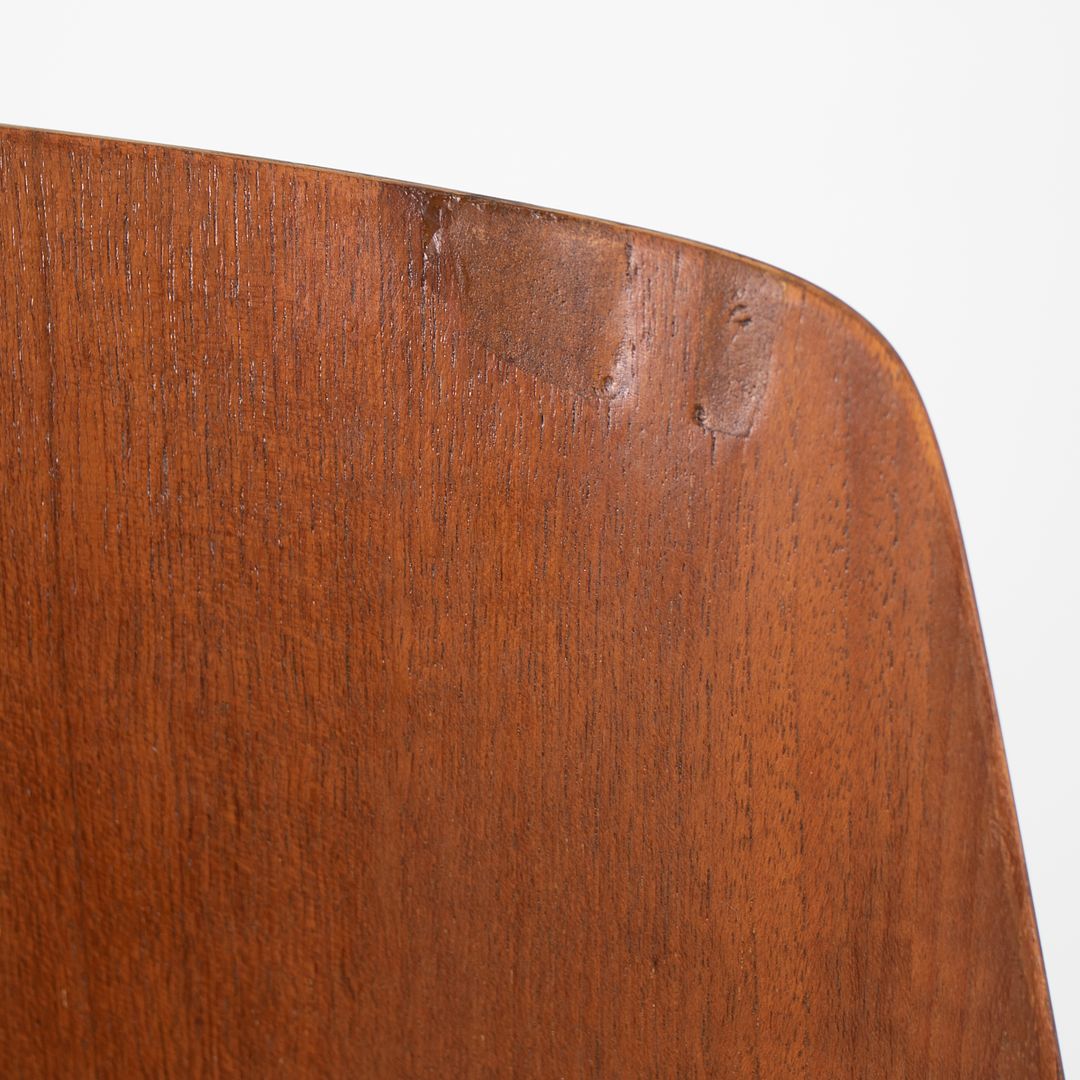 1950s Bentwood Dining Chairs by Carlo Ratti for Industria Legni Curvi Plywood, Teak, Steel, Paint