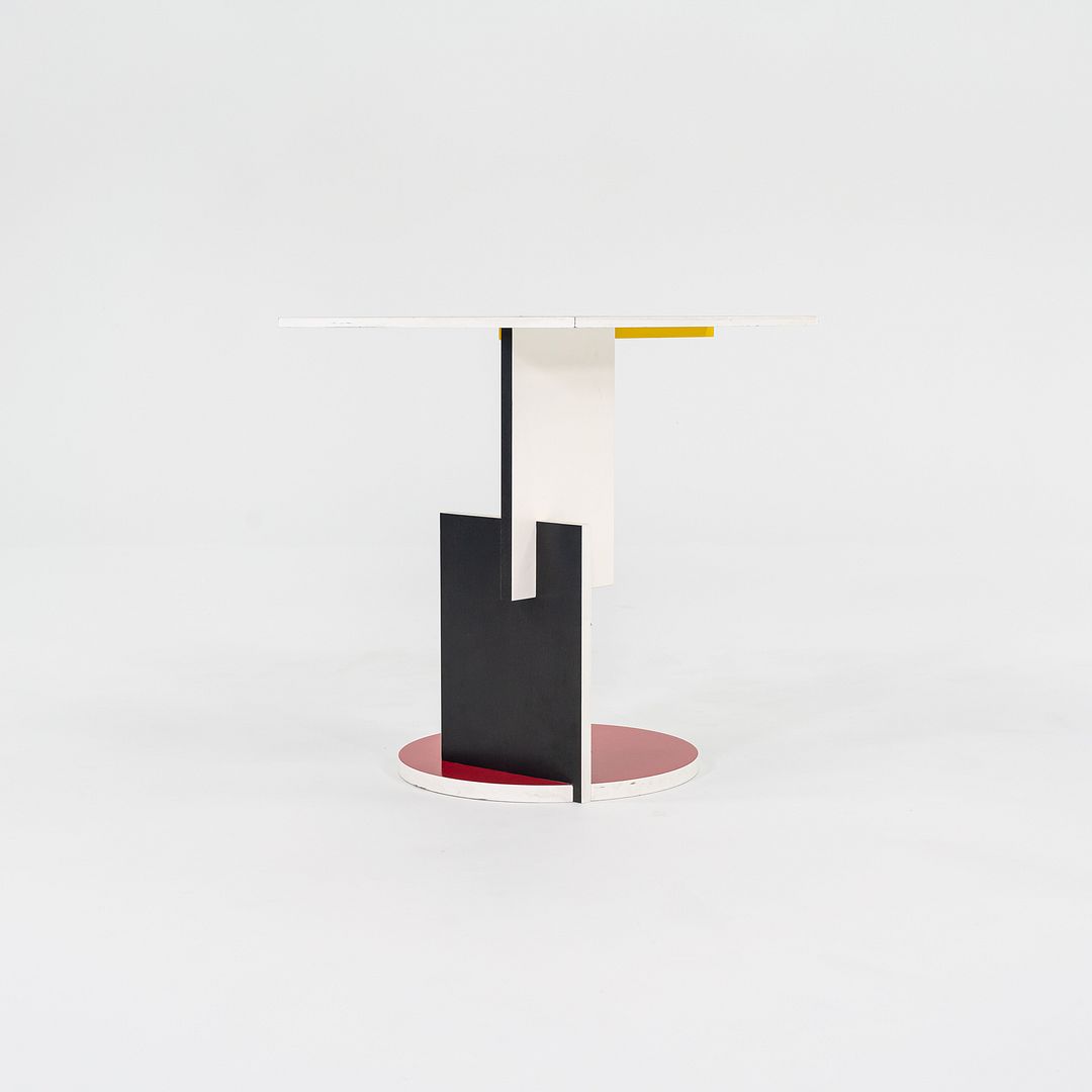 1970s De Stijl 'Schroeder 1' Side Table Designed by Gerrit Rietveld for Cassina