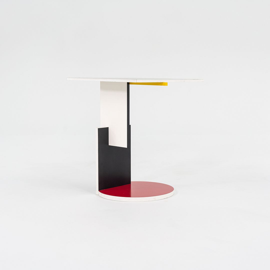 1970s De Stijl 'Schroeder 1' Side Table Designed by Gerrit Rietveld for Cassina