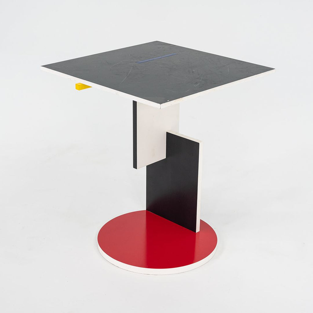 1970s De Stijl 'Schroeder 1' Side Table Designed by Gerrit Rietveld for Cassina