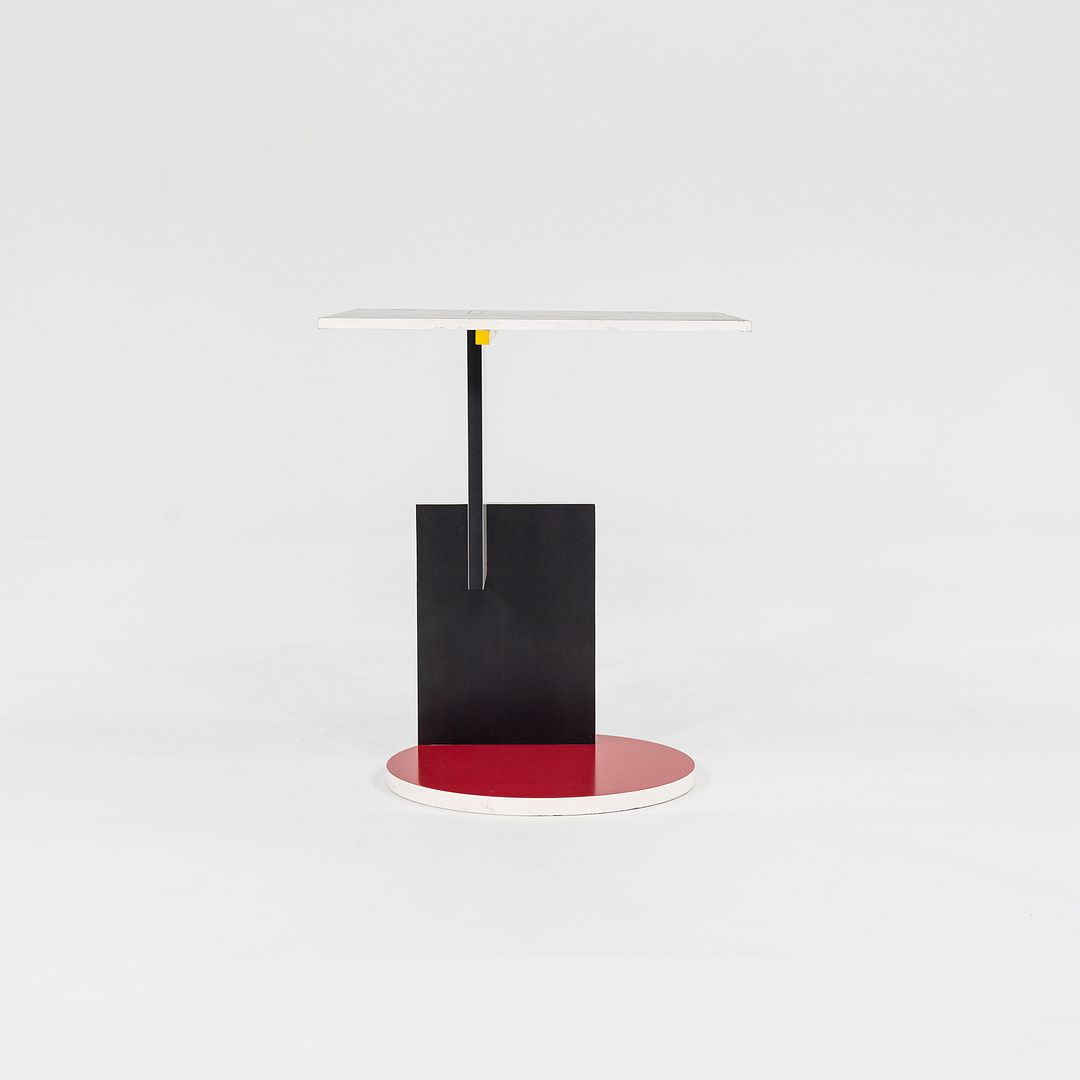 1970s De Stijl 'Schroeder 1' Side Table Designed by Gerrit Rietveld for Cassina