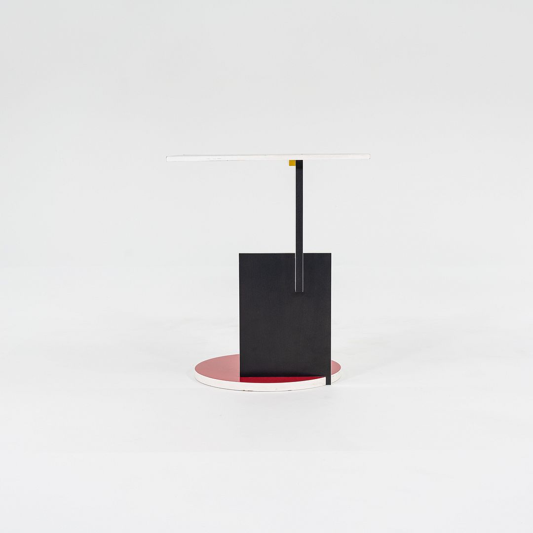 1970s De Stijl 'Schroeder 1' Side Table Designed by Gerrit Rietveld for Cassina