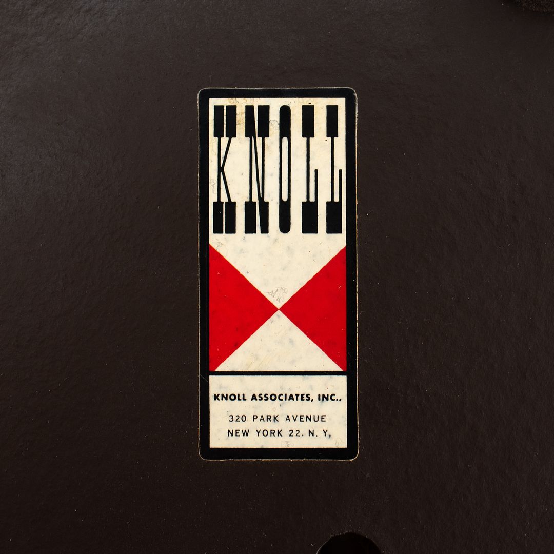 1960s Stacking Stool Side Table, Model 75 by Florence Knoll for Knoll Iron, PDF, Laminate