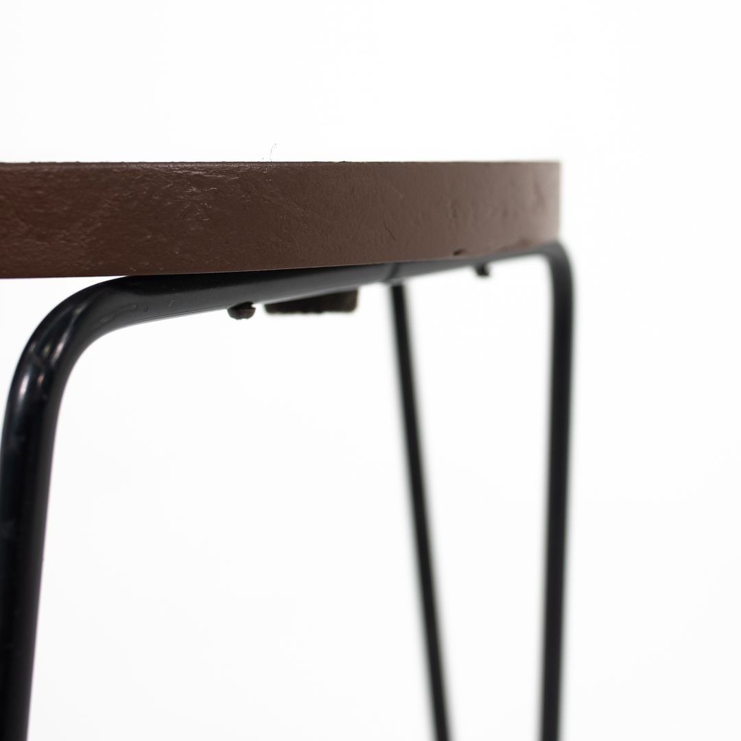 1960s Stacking Stool Side Table, Model 75 by Florence Knoll for Knoll Iron, PDF, Laminate