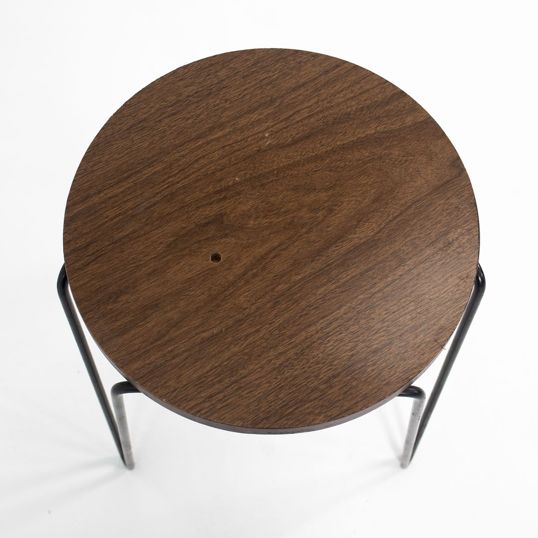 1960s Stacking Stool Side Table, Model 75 by Florence Knoll for Knoll Iron, PDF, Laminate