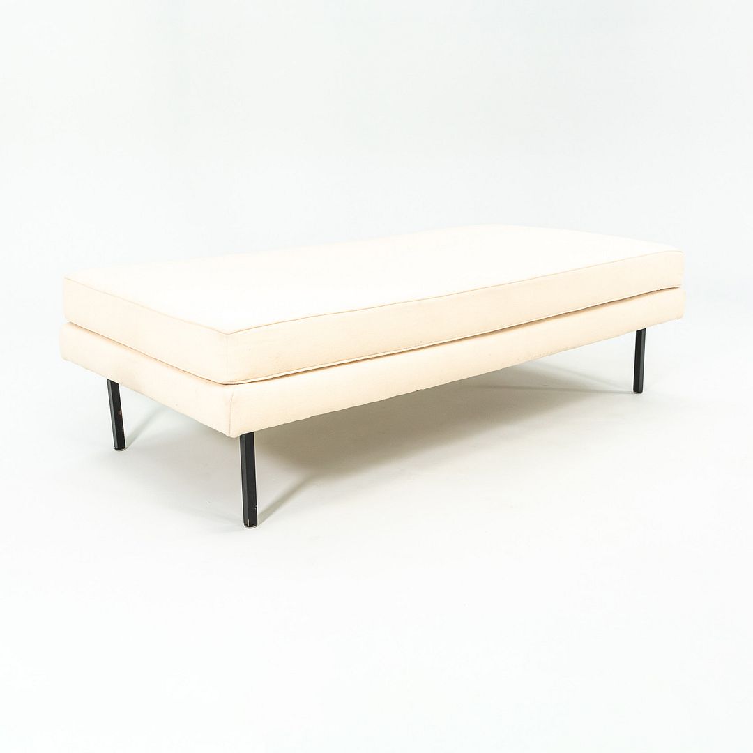 1960s Daybed by Richard Schultz for Knoll with Off-White Fabric Upholstery