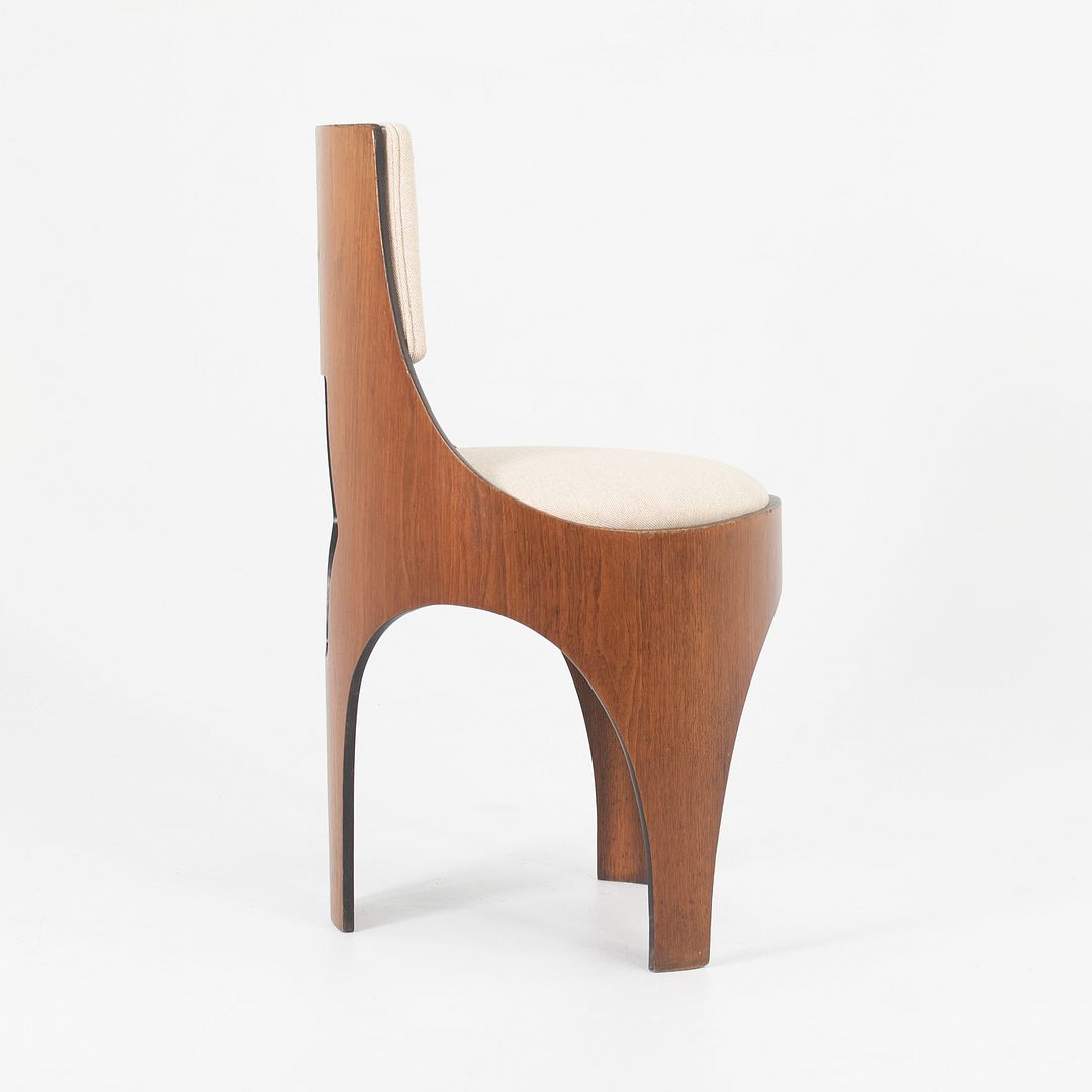 SOLD 1966 Four Cylindra Dining Chairs and Extension Table by Henry P. Glass for Richbilt Manufacturing