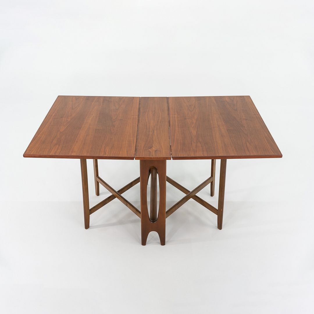 SOLD 1960s Extension Gate Leg Dining Table by Bendt Winge for Kleppes Mobelfabrikk