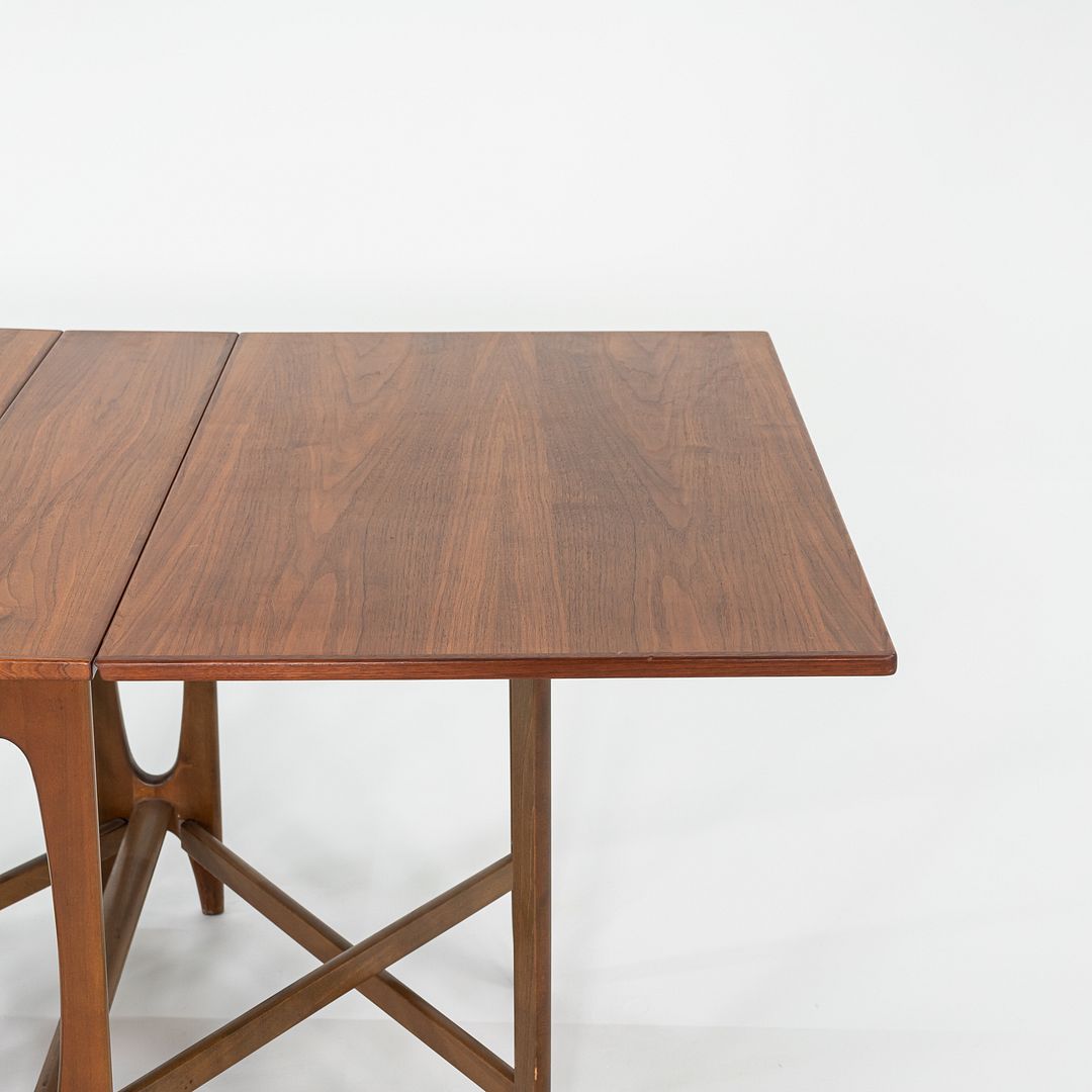 SOLD 1960s Extension Gate Leg Dining Table by Bendt Winge for Kleppes Mobelfabrikk