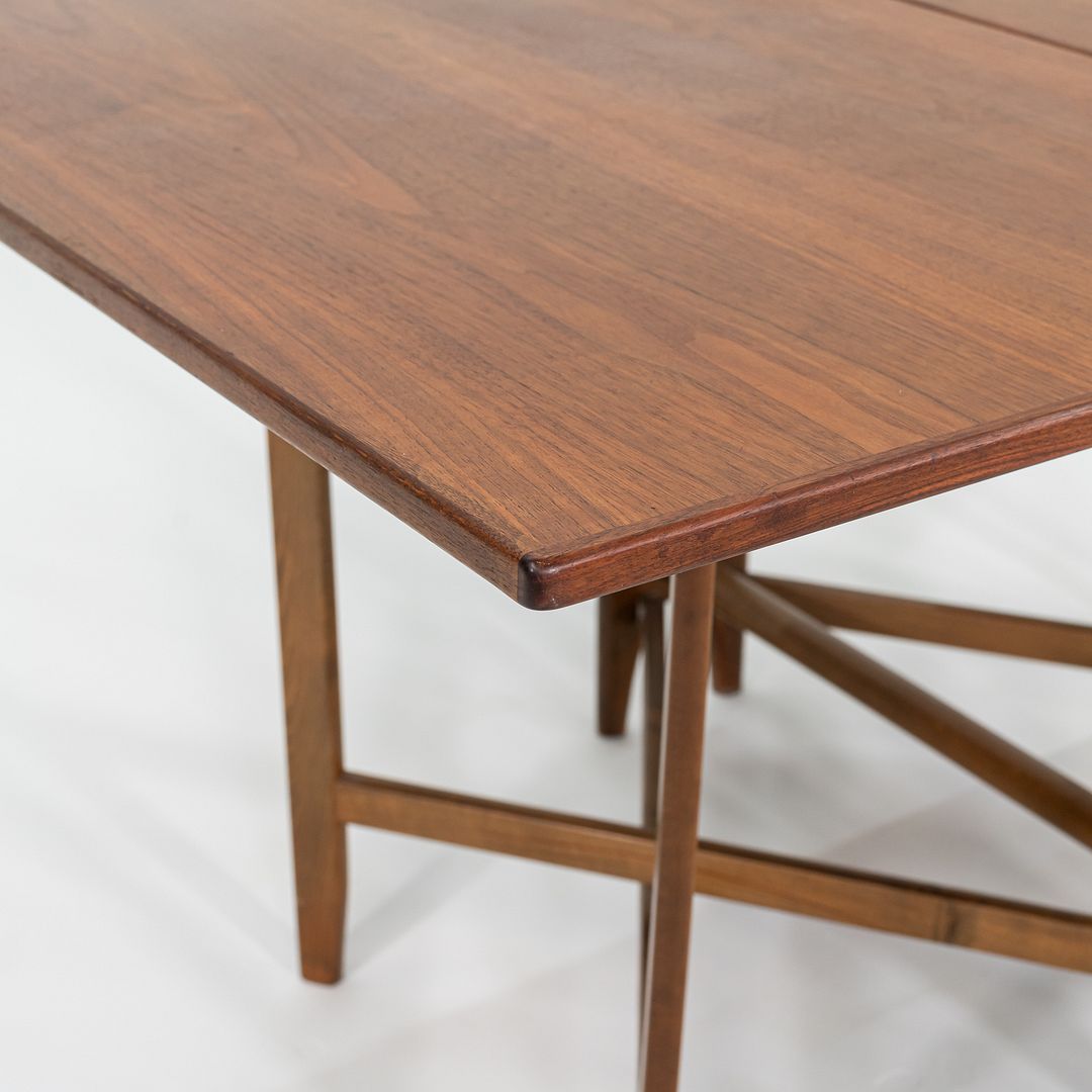 SOLD 1960s Extension Gate Leg Dining Table by Bendt Winge for Kleppes Mobelfabrikk