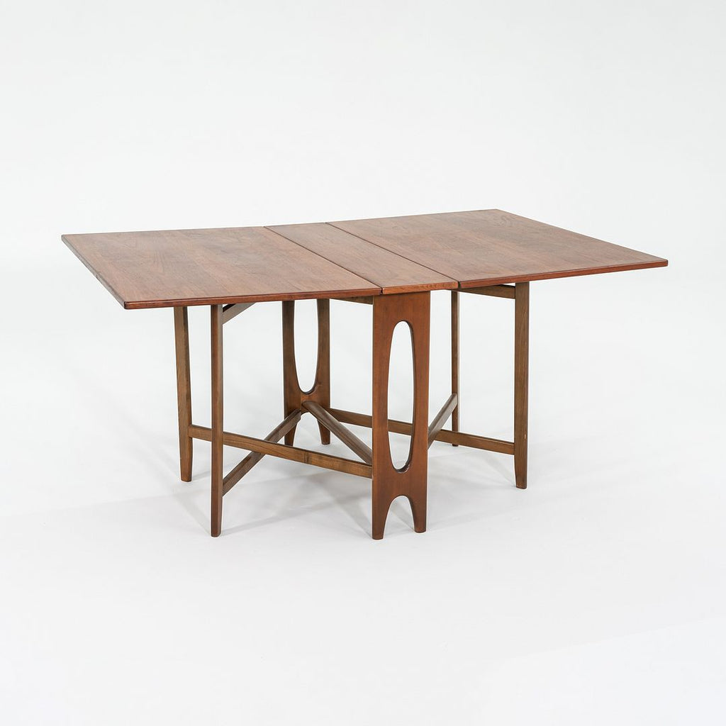 SOLD 1960s Extension Gate Leg Dining Table by Bendt Winge for Kleppes Mobelfabrikk