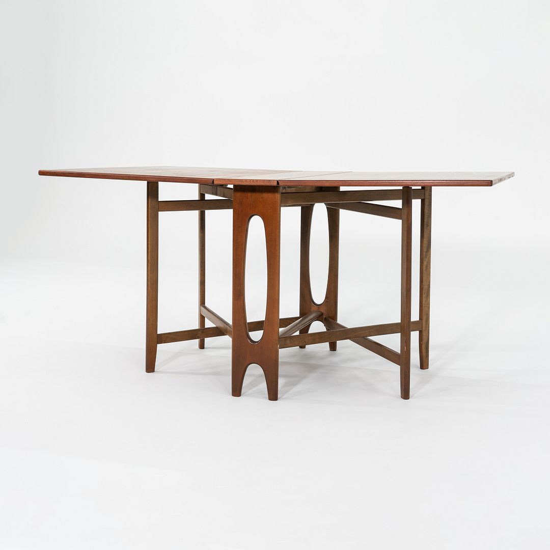 SOLD 1960s Extension Gate Leg Dining Table by Bendt Winge for Kleppes Mobelfabrikk