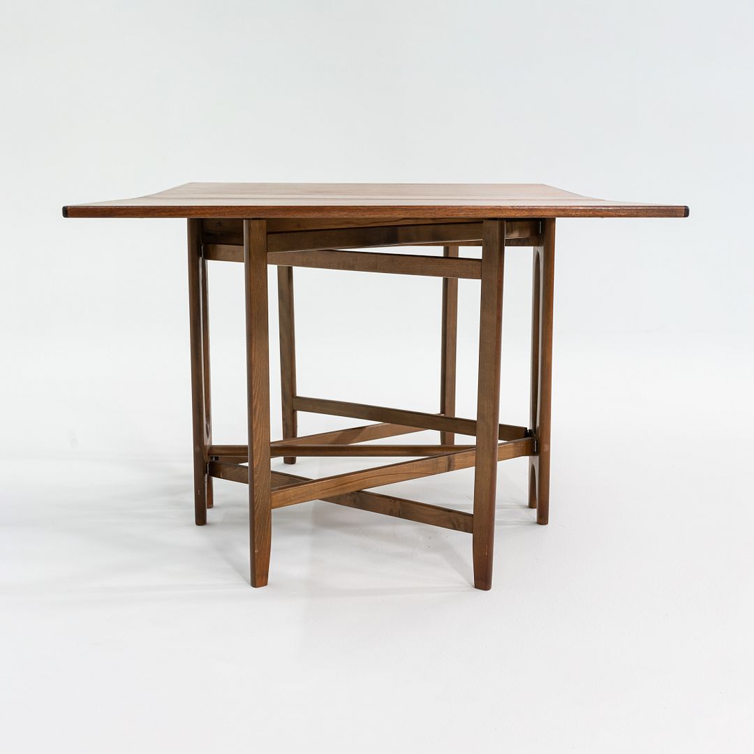 SOLD 1960s Extension Gate Leg Dining Table by Bendt Winge for Kleppes Mobelfabrikk