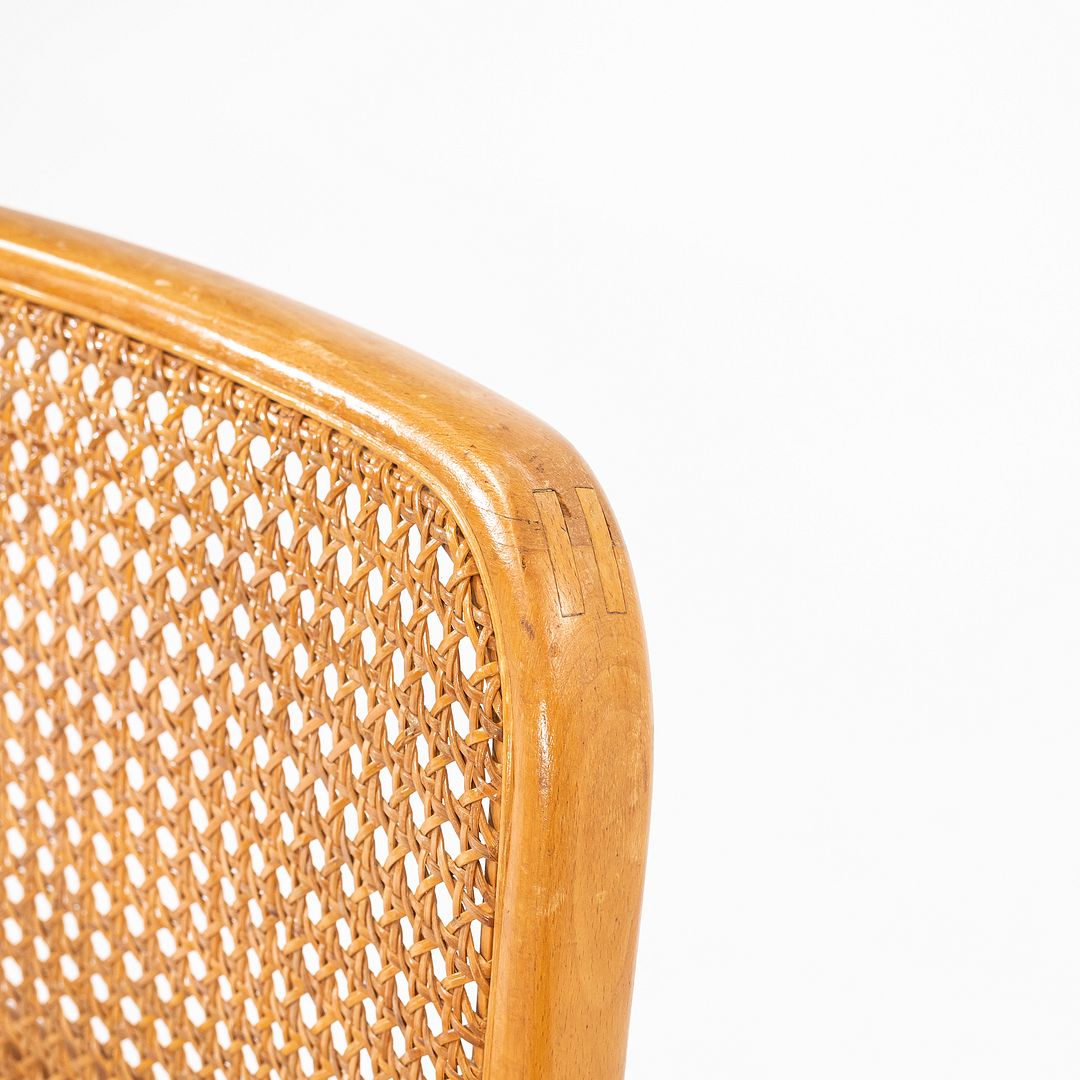 1970s B64 Cesca Armchair by Marcel Breuer for Knoll / Thonet in Beech with Cane 1x Available