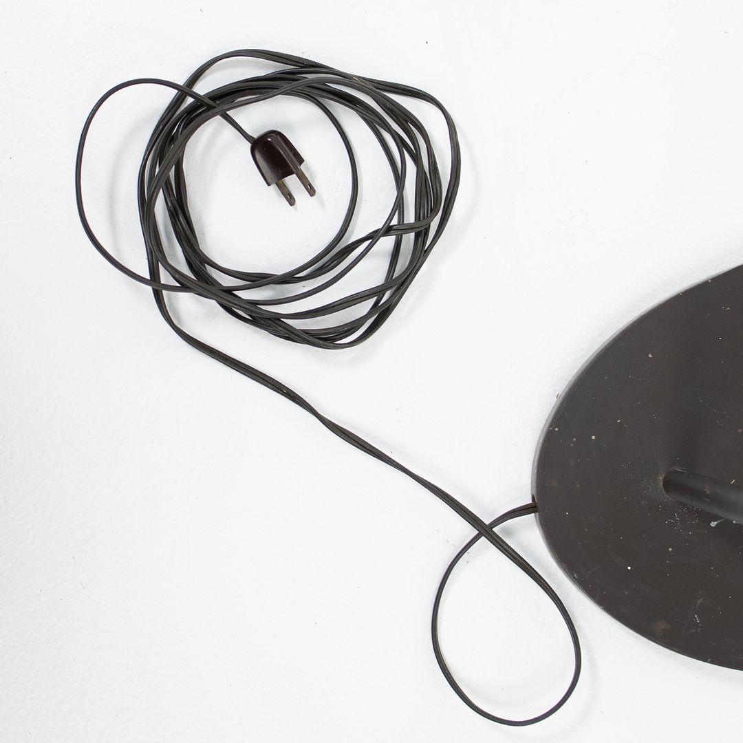 1958 AJ Royal Floor Lamp by Arne Jacobsen for Louis Poulsen in Steel and Fabric