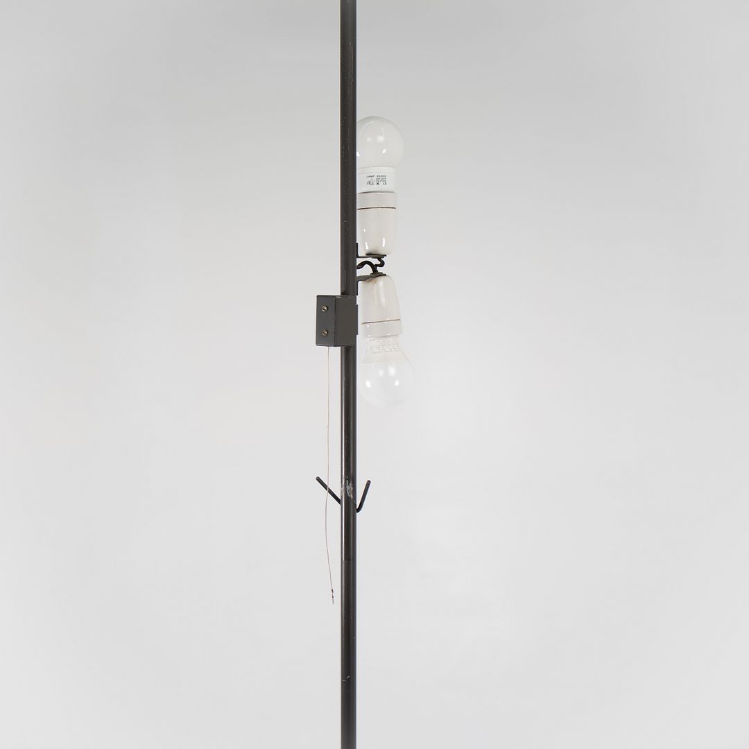 1958 AJ Royal Floor Lamp by Arne Jacobsen for Louis Poulsen in Steel and Fabric
