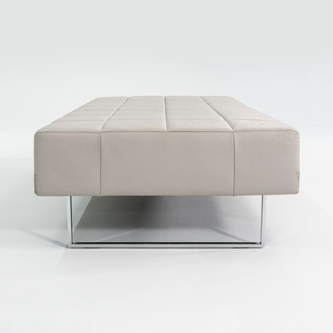 2013 Quadra Bench by Pierluigi Cerri and Alessandro Colombo for Poltrona Frau in Steel and Leather 3x Available