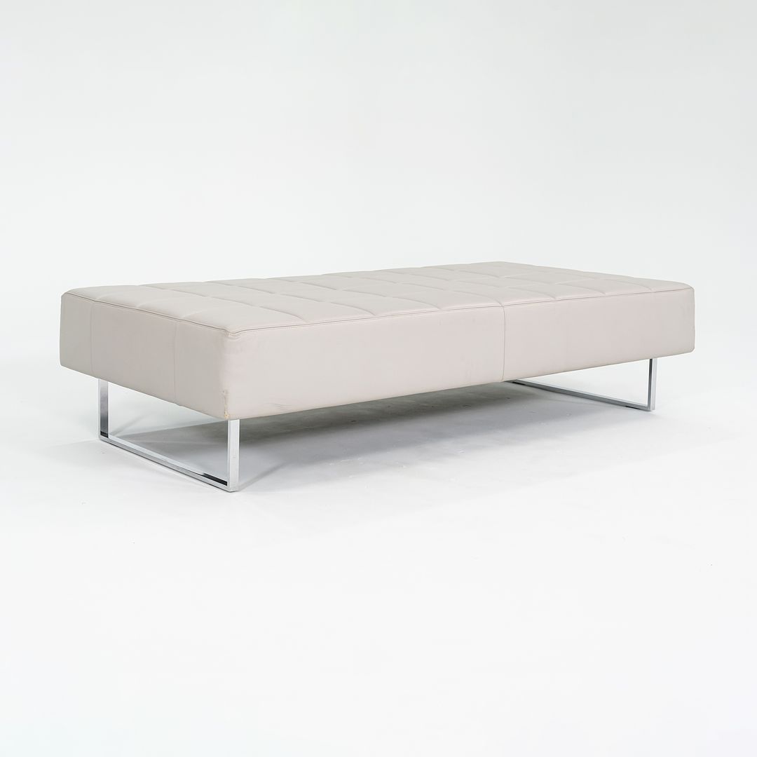 2013 Quadra Bench by Pierluigi Cerri and Alessandro Colombo for Poltrona Frau in Steel and Leather 3x Available