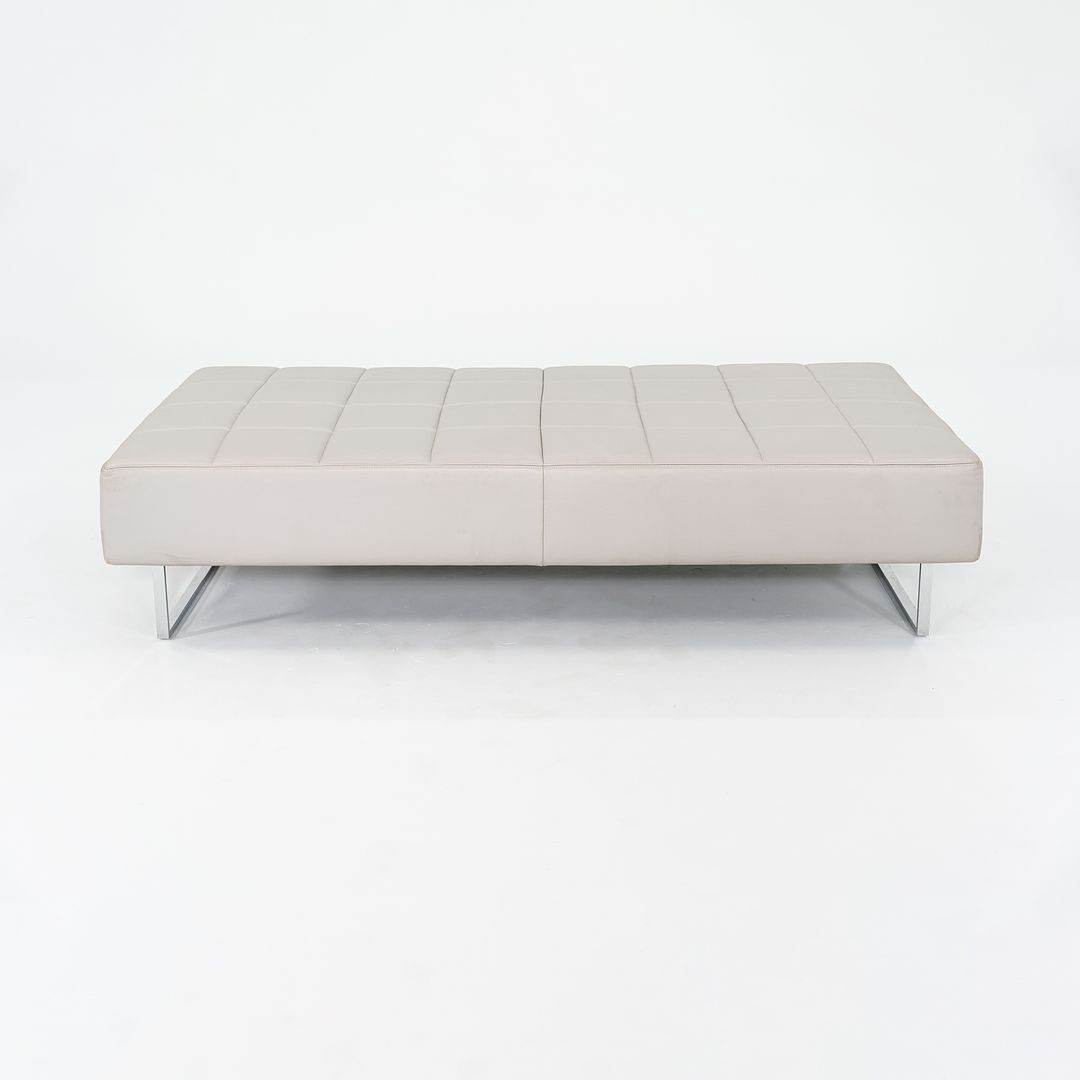2013 Quadra Bench by Pierluigi Cerri and Alessandro Colombo for Poltrona Frau in Steel and Leather 3x Available
