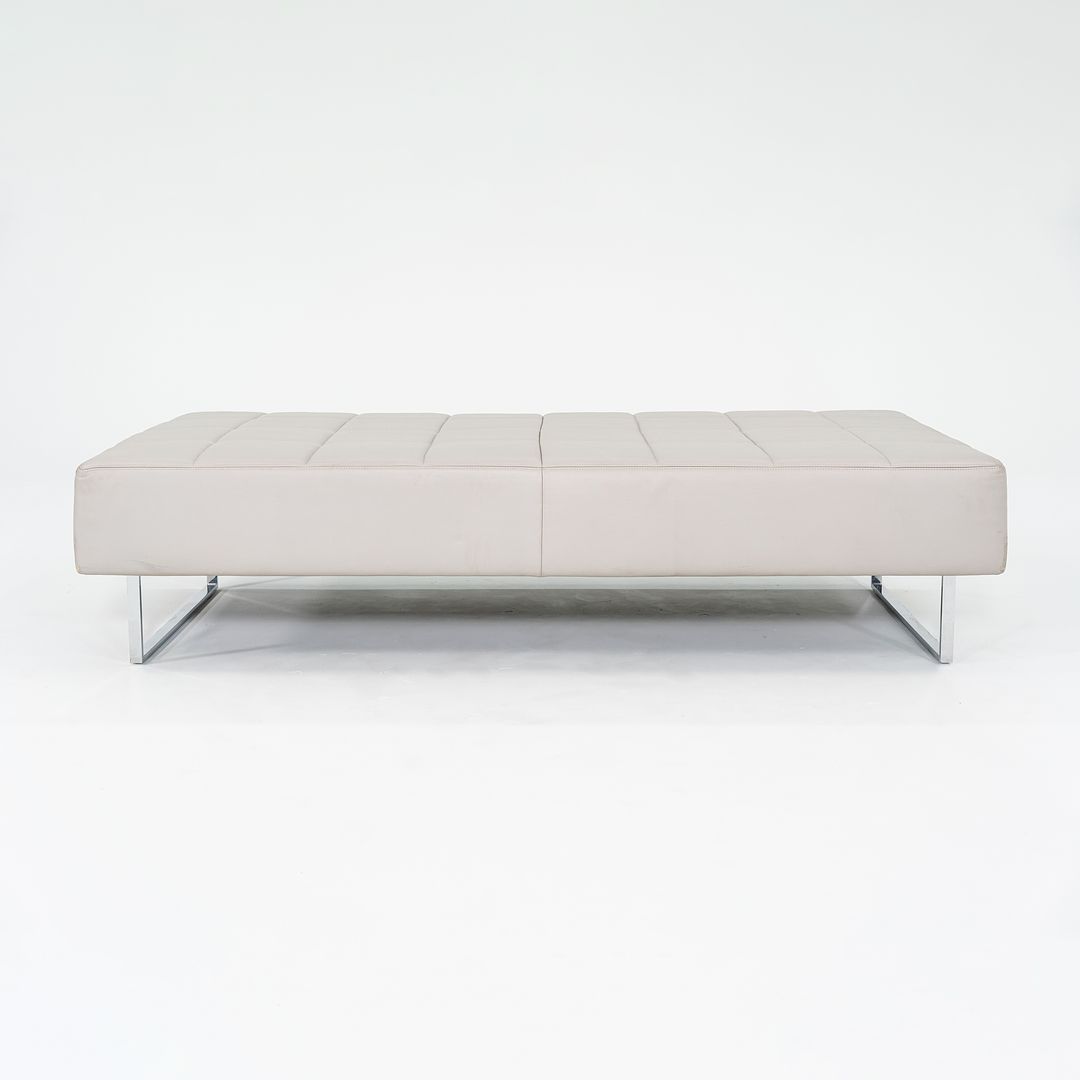 2013 Quadra Bench by Pierluigi Cerri and Alessandro Colombo for Poltrona Frau in Steel and Leather 3x Available