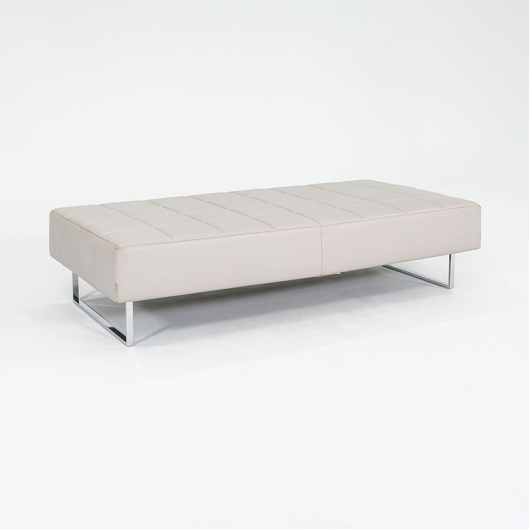 2013 Quadra Bench by Pierluigi Cerri and Alessandro Colombo for Poltrona Frau in Steel and Leather 3x Available