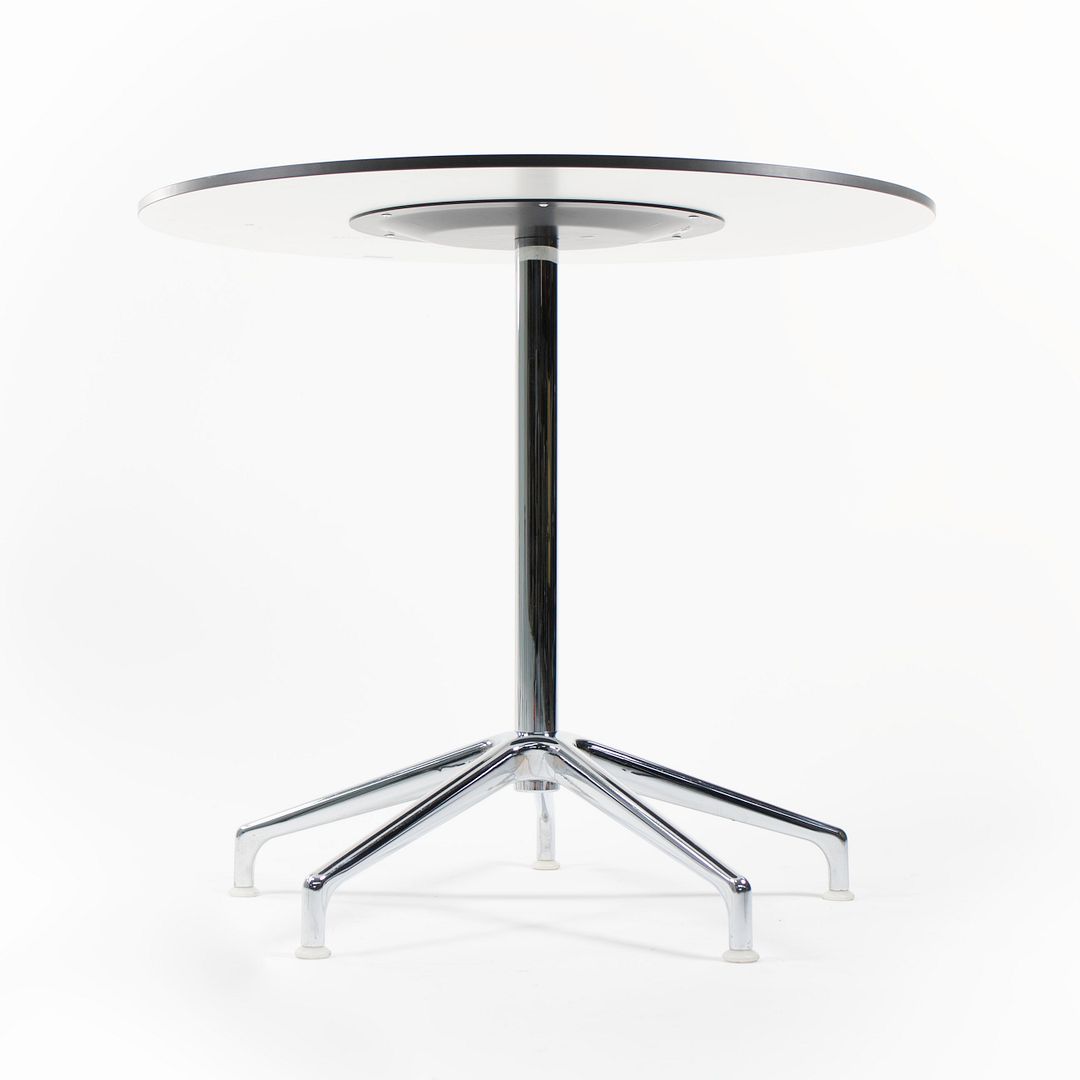 2013 Lotus Round Dining Table by Jasper Morrison for Cappellini in White Laminate
