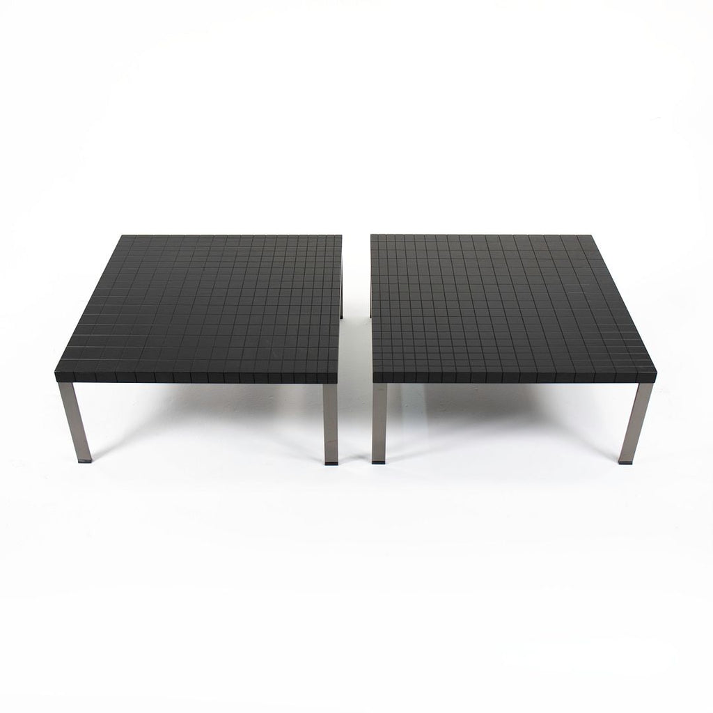 2014 Geometrie Table by Poltrona Frau in Wenge and Steel
