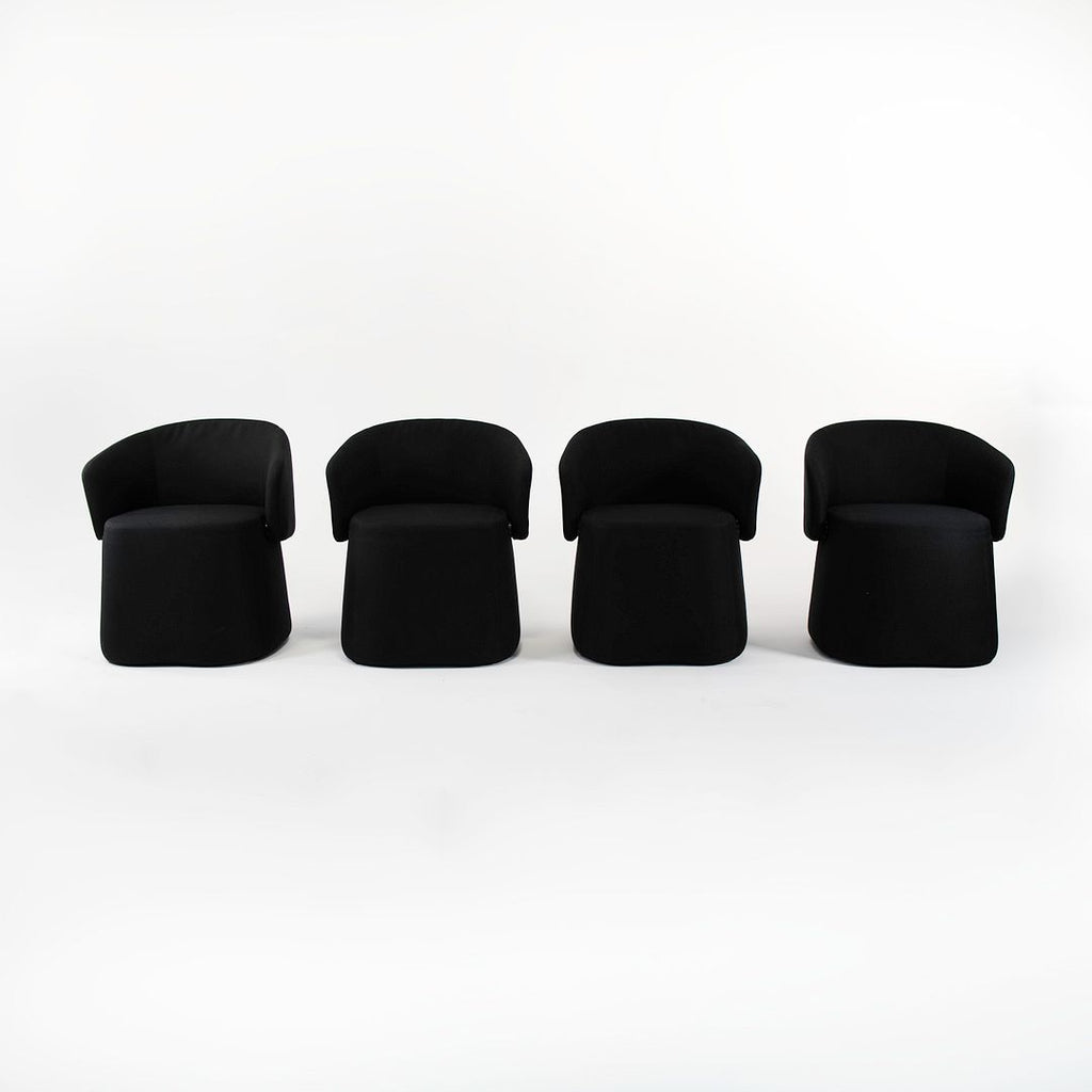 2020 Openest Chick Pouf Chair by Patricia Urquiola for Haworth in Black Fabric