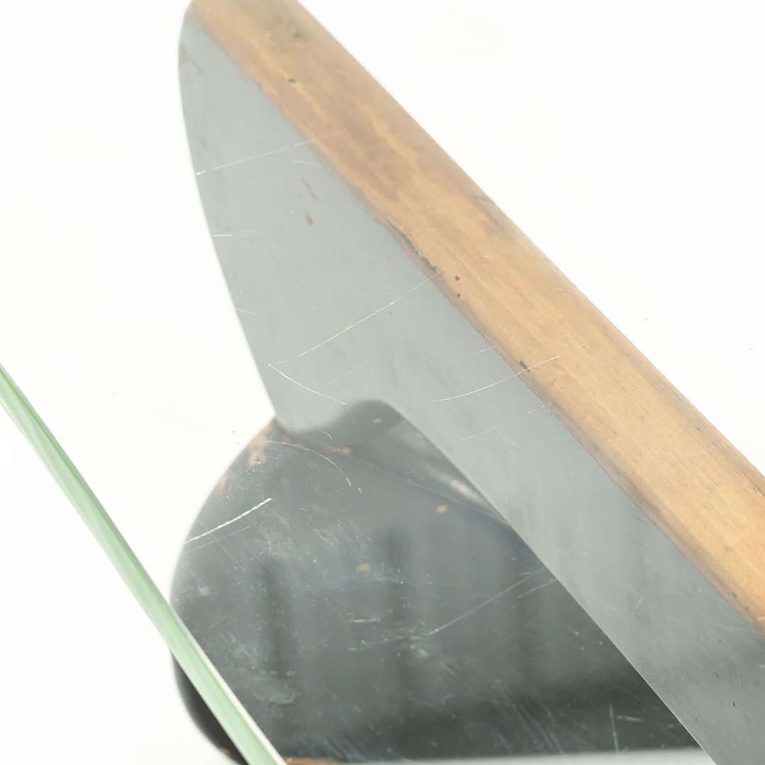 1950s IN-50 Table by Isamu Noguchi for Herman Miller Birch, Glass, Paint
