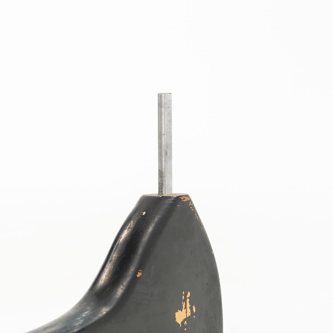 1950s IN-50 Table by Isamu Noguchi for Herman Miller Birch, Glass, Paint