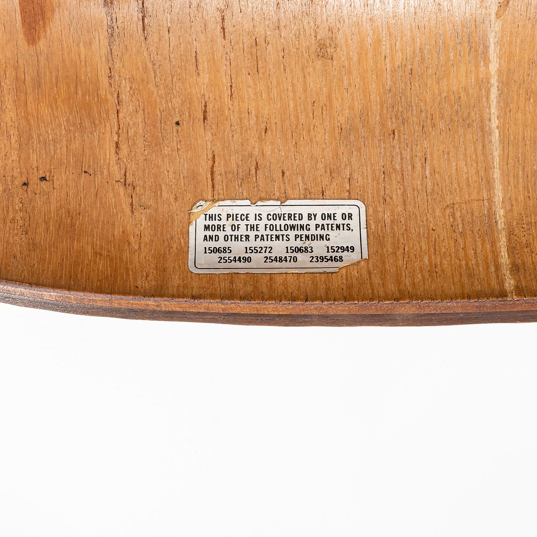 1954 Charles and Ray Eames for Herman Miller Dining Side Chair DCM in Calico Ash