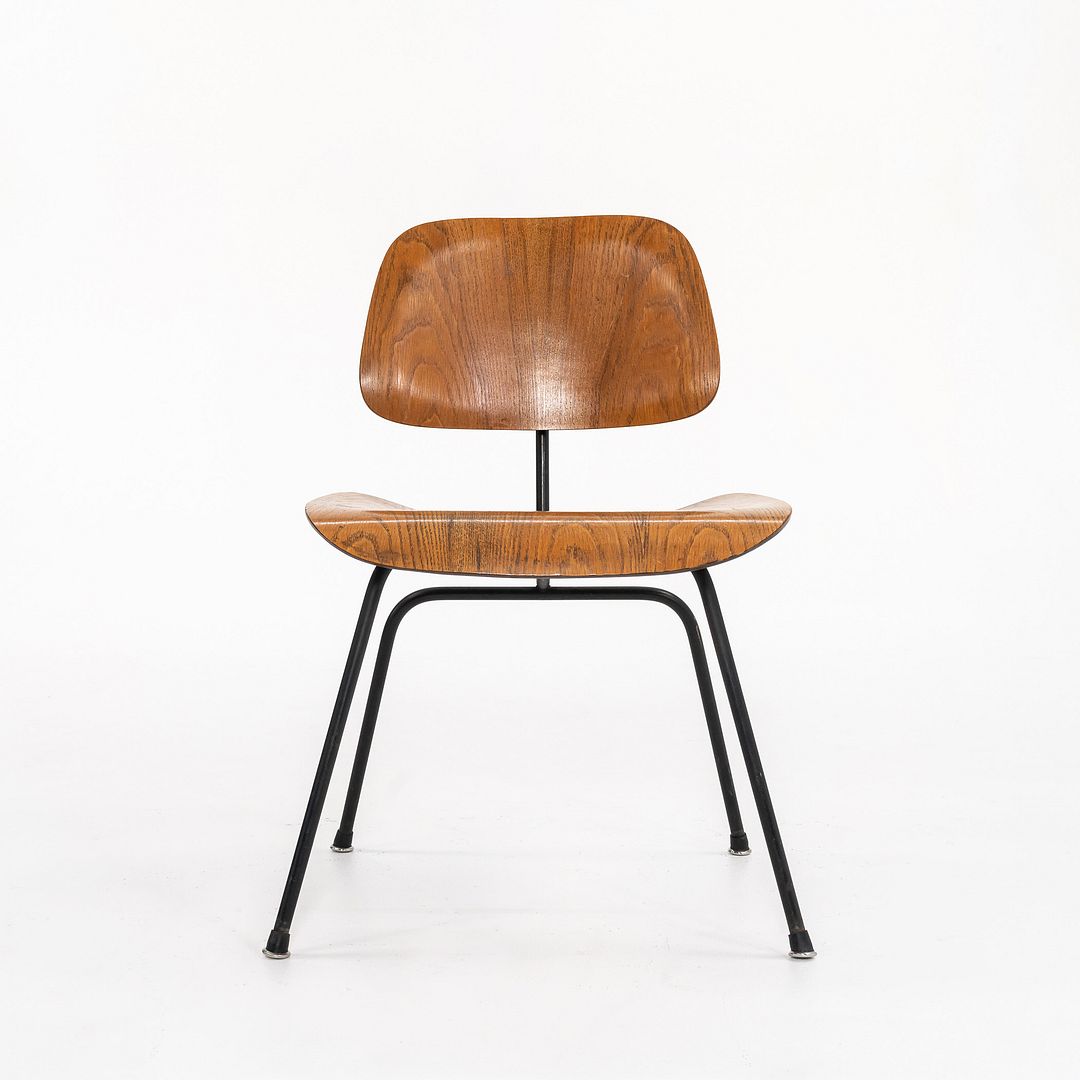 1954 Charles and Ray Eames for Herman Miller Dining Side Chair DCM in Calico Ash