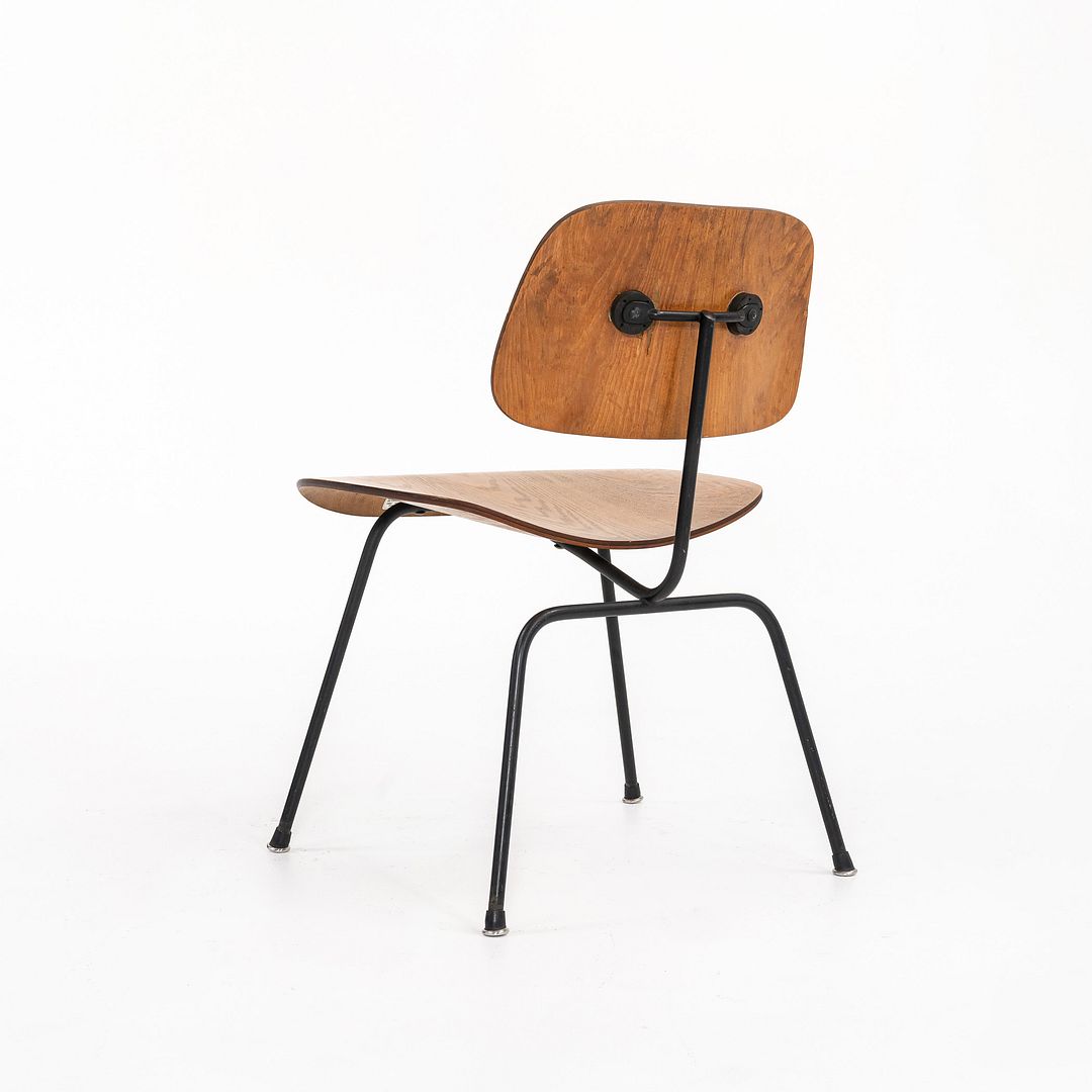 1954 Charles and Ray Eames for Herman Miller Dining Side Chair DCM in Calico Ash