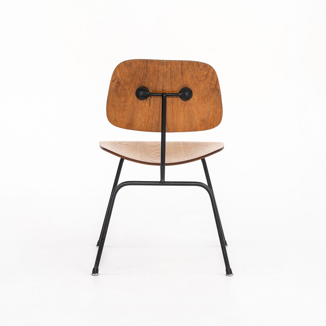 1954 Charles and Ray Eames for Herman Miller Dining Side Chair DCM in Calico Ash