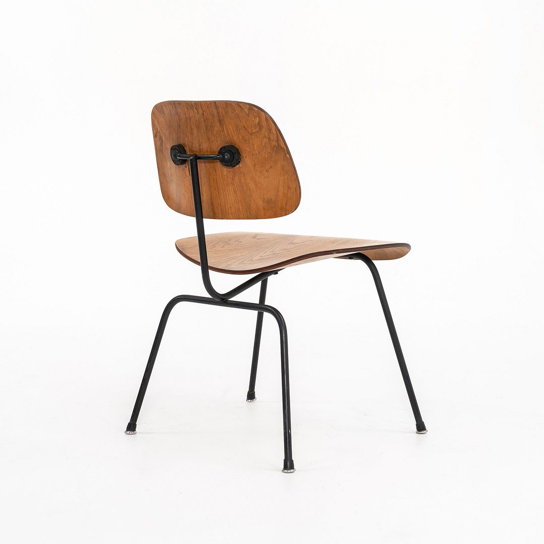 1954 Charles and Ray Eames for Herman Miller Dining Side Chair DCM in Calico Ash