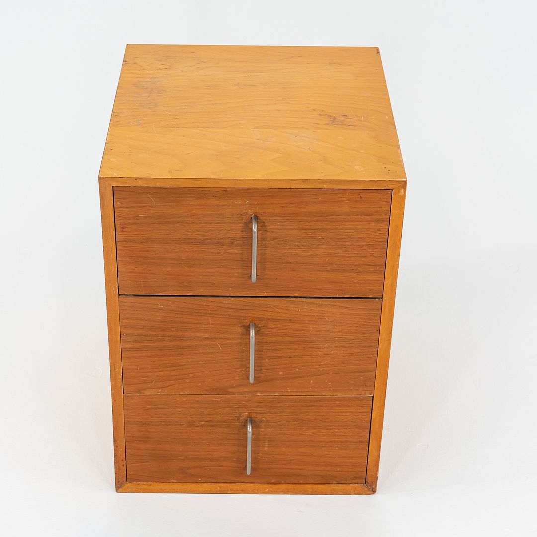 1950s George Nelson for Herman Miller BCS Three Drawer Cabinet Walnut (No Bench)