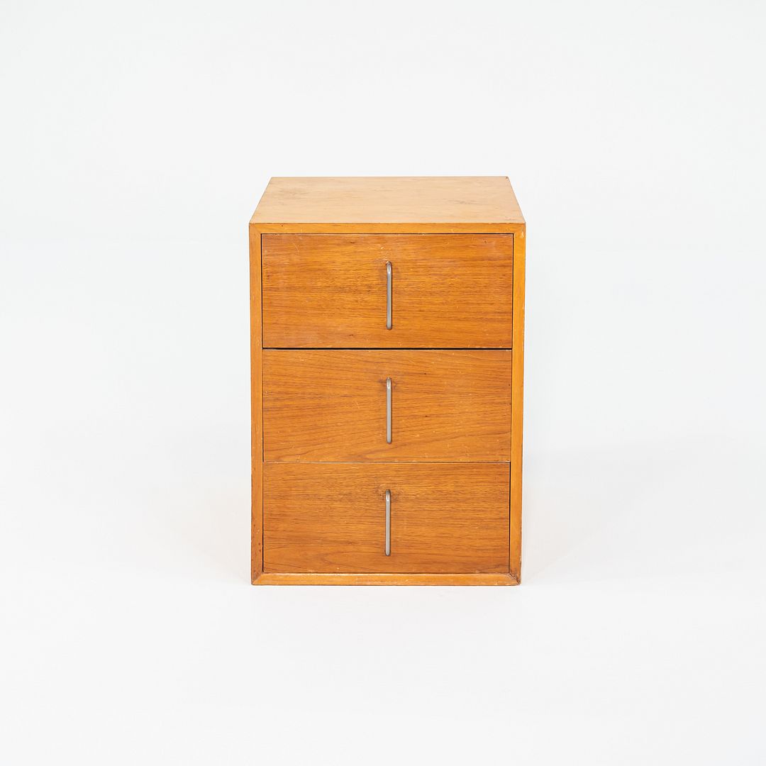1950s George Nelson for Herman Miller BCS Three Drawer Cabinet Walnut (No Bench)