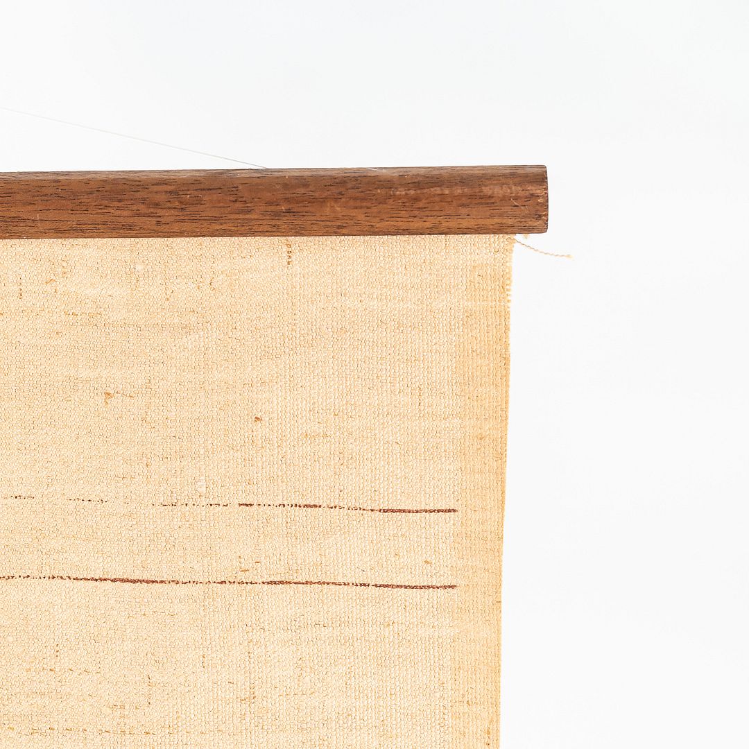 C. 1960s Ross F. Littell Linen Scroll Wall Hanging of Instruments, Example #2