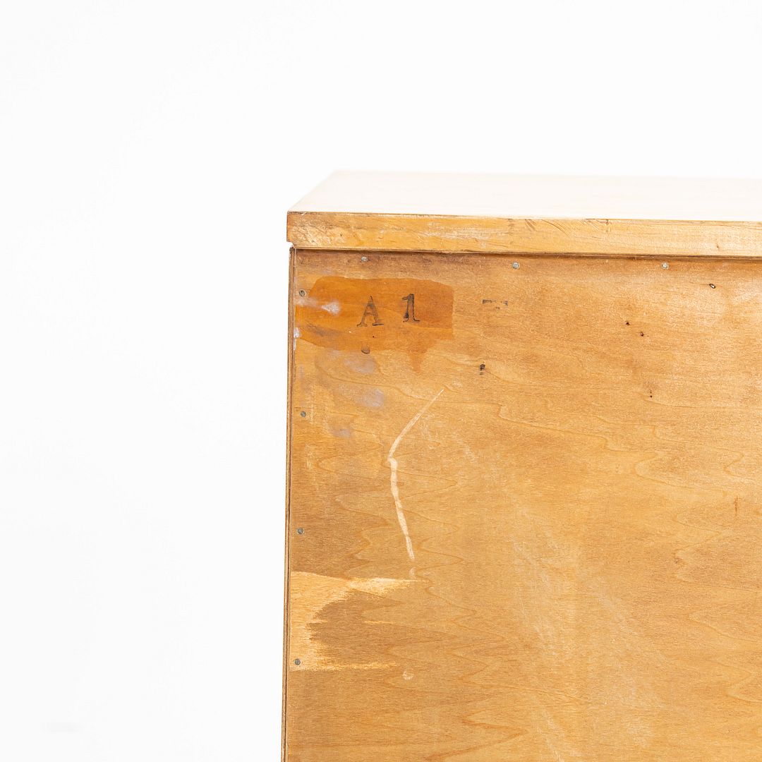 1939 Flexible Home Arrangements 4-Drawer Dresser Cabinet by Eliel Saarinen, J. Robert Swanson, Pipsan Saarinen Swanson for Johnson Furniture Co. in Birch