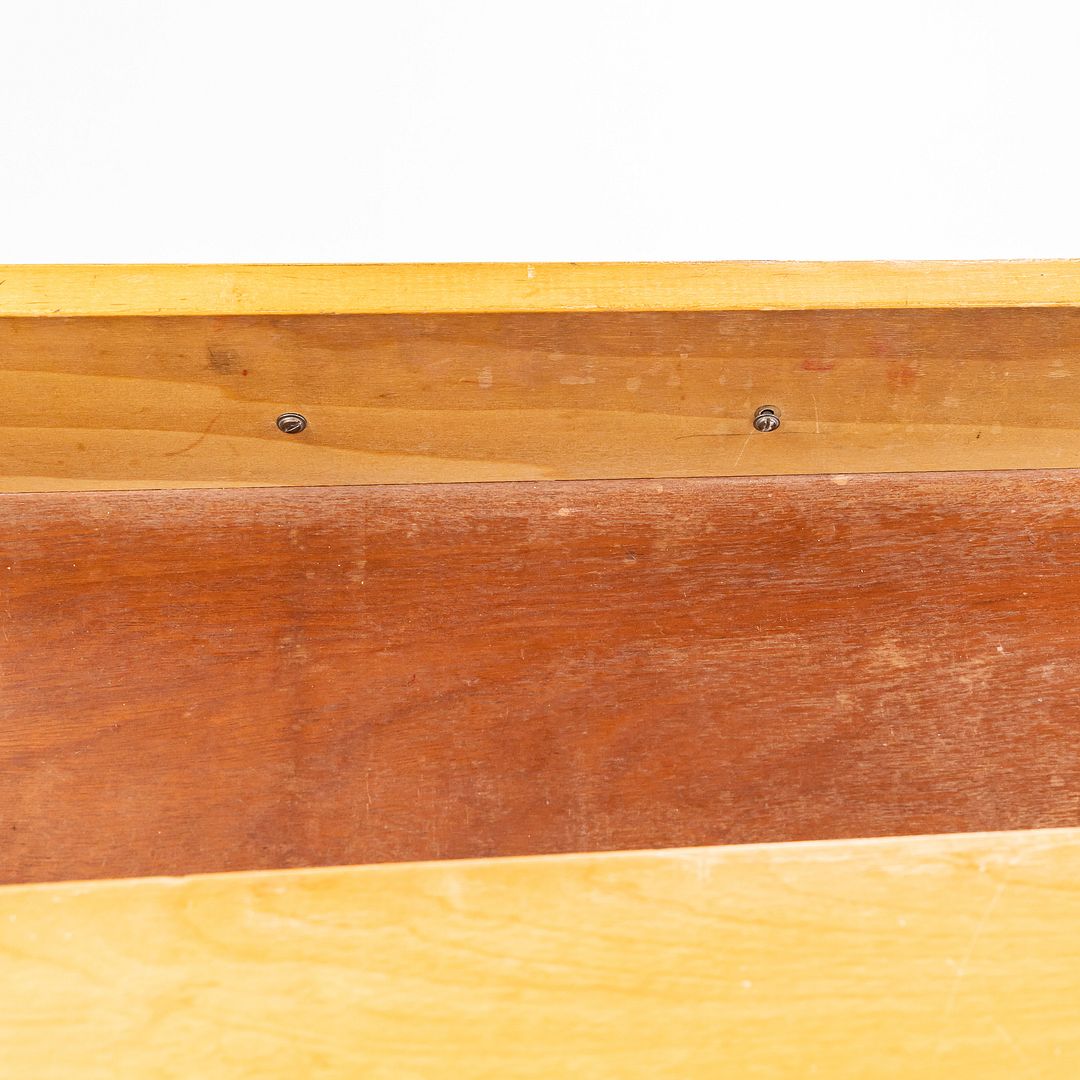 1939 Flexible Home Arrangements 4-Drawer Dresser Cabinet by Eliel Saarinen, J. Robert Swanson, Pipsan Saarinen Swanson for Johnson Furniture Co. in Birch