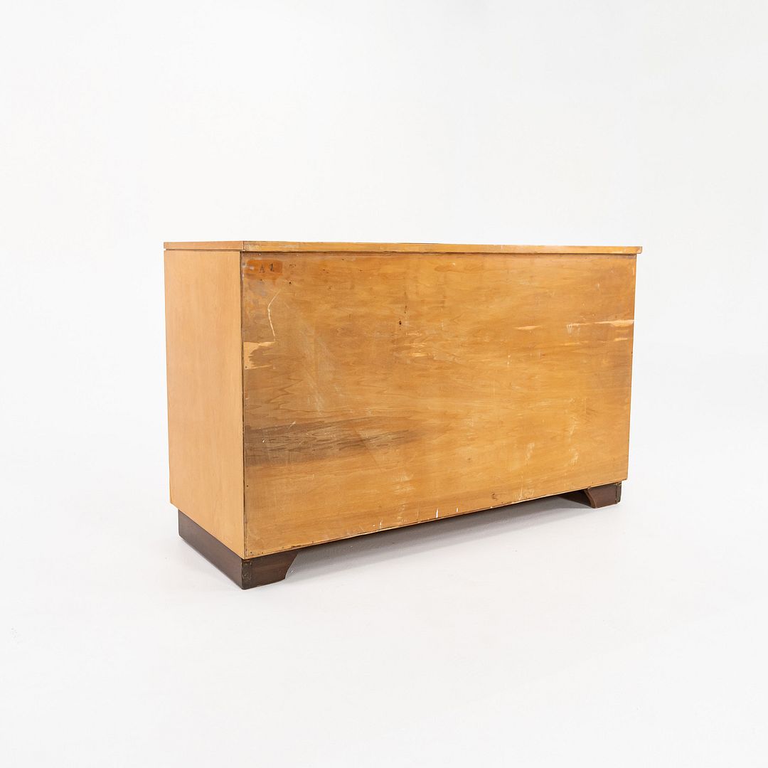 1939 Flexible Home Arrangements 4-Drawer Dresser Cabinet by Eliel Saarinen, J. Robert Swanson, Pipsan Saarinen Swanson for Johnson Furniture Co. in Birch