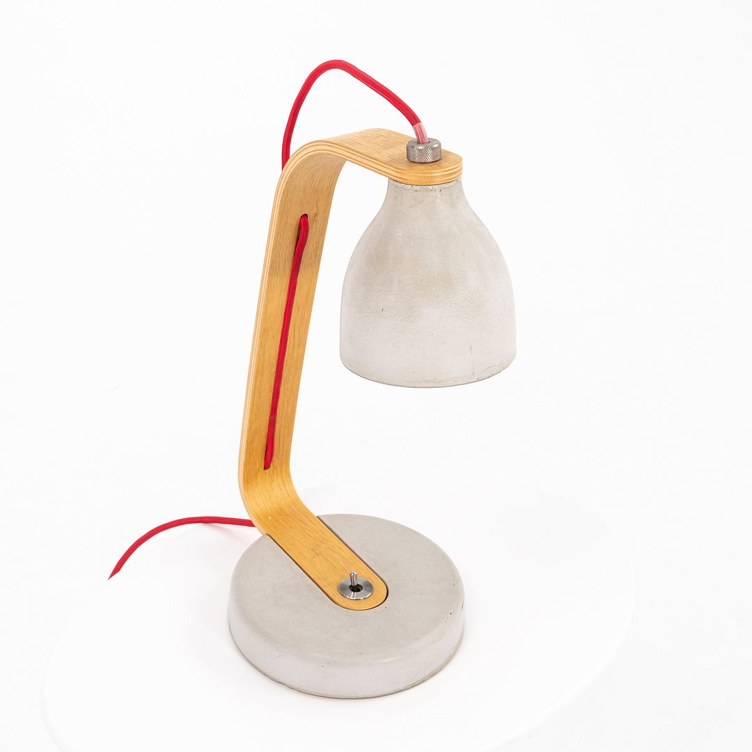 2019 Heavy Desk Light by Benjamin Hubert Studio for Decode London Concrete & Oak