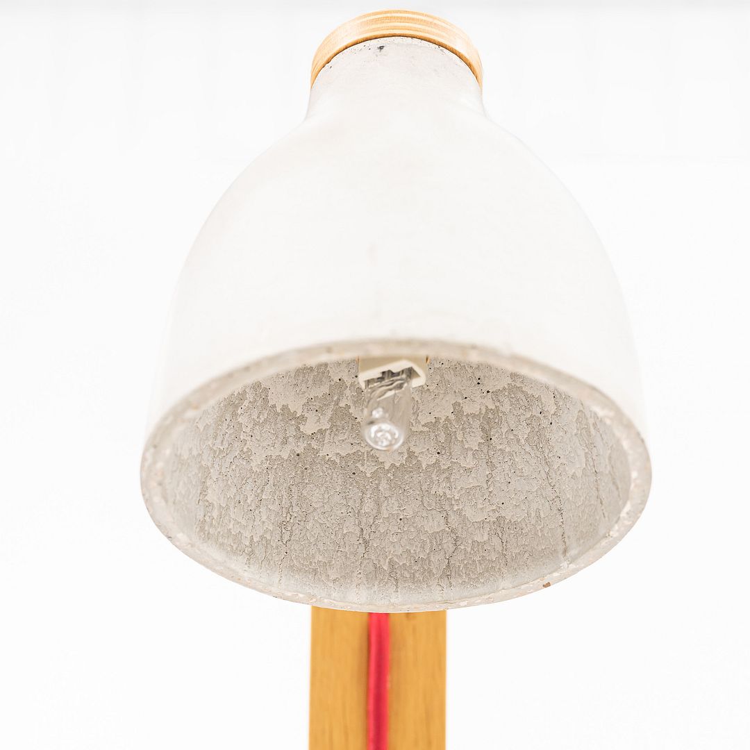 2019 Heavy Desk Light by Benjamin Hubert Studio for Decode London Concrete & Oak